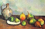 Paul Cezanne Stilleben, Krug und Fruchte oil painting